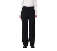 Wide-Leg-Hose mit Eingrifftaschen und Elastikbund 36 schwarz 2174145.9999.36