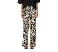 Wide-Leg Hose mit Elastikbund 36 creme|mehrfarbig 2183745.02A7.36