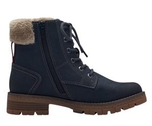 s.Oliver Winterstiefel 5-26227-43-805 - mit Innenfutter und seitlichen Reissverschluss - navyblau Damen, Größe Euro (US) 38 (7)