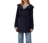 Wollmix-Mantel im Slim Fit mit Gürtel 42 blau 2166599.5959.42