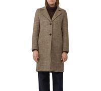 Wollmixmantel mit Leo-Muster und Eingrifftaschen 40 braun 2171241.84N7.40