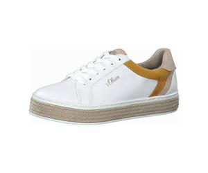 s.Oliver [WOMEN] 5-5-23636-26/110 WHITE COMB. Sneaker low FS 2021 für Damen, weiß, Größe 38 EU