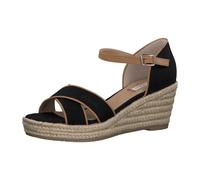 s.Oliver [WOMEN] 5-5-28307-26/001 BLACK Keilsandaletten FS 2021 für Damen, schwarz, Größe 37 EU