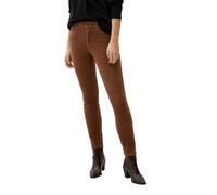 s.Oliver Women's 2122170 Cord Hose, Slim Fit, Brown 8764, 46-30