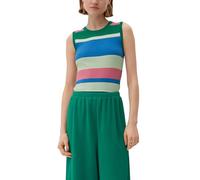 s.Oliver Women's 2127076 Stricktop, grün|Mehrfarbig 76H3, 32