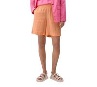 Wide Leg: Shorts aus Leinen 34 Orange