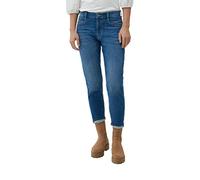 s.Oliver Women's Jeans-Hose 7/8, Blue, 46