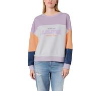 s.Oliver RED LABEL Relaxed Fit Sweatshirt aus Baumwoll-Mix - s.Oliver x Heidi Klum in Flieder, Größe 46
