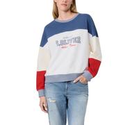 s.Oliver x Heidi Klum: Colourblock-Sweatshirt mit Logo