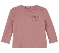 Baumwoll-Shirt mit Ziernaht und Print-Detail 80 pink 2169195.4450.80