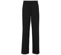 s.Oliver RED LABEL Loose Fit Weite Hose mit Viskose-Anteil in Piqué-Qualität in BLACK, Größe 42
