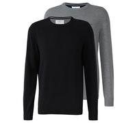 Strickpullover im Doppelpack S schwarz|grau 2174555.99X0.S