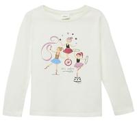 Longsleeve im Regular Fit mit Glitzerprint 104/110 creme|weiß 2169442.0210.104_110