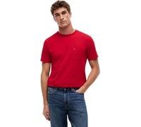 Tommy Hilfiger Herren Essential SOLID Pocket Tee MW0MW37283 S/S T-Shirt, Red (Medium Red), M