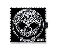 S.T.A.M.P.S. Stamps Uhr komplett - Zifferblatt Diamond Head auf Armband Silber Satin