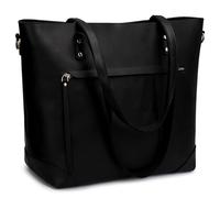 S-ZONE Damen Schultertasche Vintage 3-Wege Echtleder Laptoptasche Reisetasche Arbeitstasche Geldbörse Handtasche Messenger Bag
