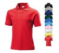 S510K Stedman® kurzarm Polo für Kinder White L (146/152)