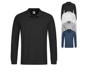 S540 Stedman® langarm Polo Herren Grey Heather S