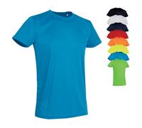 S8000 Stedman® ACTIVE Sportshirt Rundhals T-Shirt kurzarm Herren Hawaii Blue S
