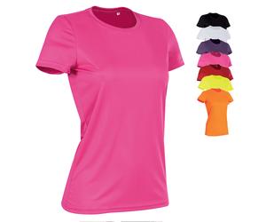 S8100 Stedman® ACTIVE Sportshirt Rundhals T-Shirt kurzarm für Damen White S