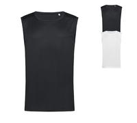 S8440 Stedman® ACTIVE 140 ärmellos Shirt Muskelshirt Herren Black Opal L