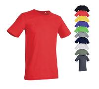 S9020 Stedman® MORGAN Rundhals T-Shirt kurzarm Herren Black Opal S