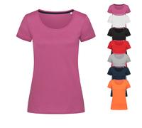 S9120 Stedman® MEGAN Rundhals T-Shirt kurzarm für Damen Black Opal S