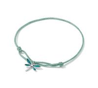 S925 Mode Sommer Libelle Insekt Gewebtes Design Armband,Liebe Freundschaft Armband Jubiläum Geburtstag Thanksgiving Weihnachten Geschenk Armbänder Für Frauen Mama Ihre Freundin,Bild,Einstellbar