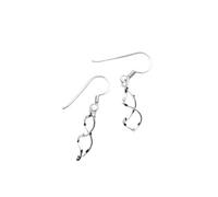 S925 Silber Ohrringe Damenmode Einfache Spirale Ohrringe Temperament Rotierende Kurze Ohrringe Ohrschmuck, GeRRiT, Silber, 925er Silber