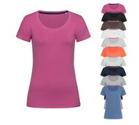 S9700 Stedman® CLAIRE Rundhals T-Shirt für Damen Black Opal S