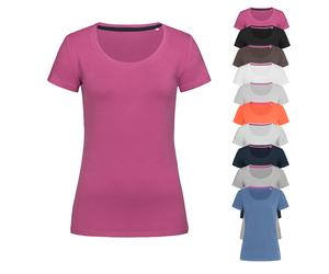 S9700 Stedman® CLAIRE Rundhals T-Shirt für Damen White M