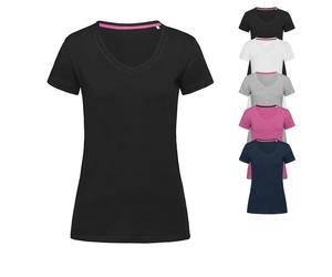 S9710 Stedman® CLAIRE V-Ausschnitt T-Shirt für Damen White S