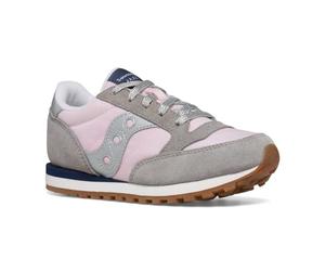 SA8O3 Saucony Unisex Kinder Jazz Original Sneaker, Blush Grey Silver
