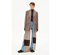 SAABE STRIPED UN-WASTED | Alpaka-Woll-Mix - beige (ONE-SIZE)