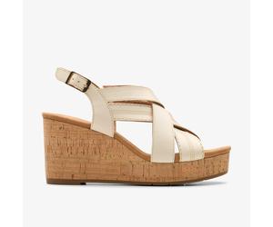 Sabina Sling Cream Leather Sandals EU42