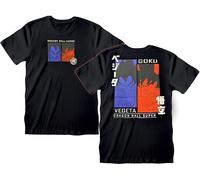 Sabor srl Dragon Ball T-Shirt Schwarz - Offizielles Dragon Ball T-Shirt aus Baumwolle - T-Shirt Dragon Ball Goku Ultra Instinkt - Anime T-Shirt Unisex Erwachsene Jungen, Schwarz , S