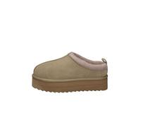 Colors of California EGGY Platform Stiefelette mit Nähten für Damen, Taupe, 40 EU