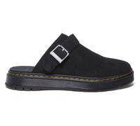 Sabot DR. MARTENS "Brookline BRONX SUEDE", Herren, Gr. 44, schwarz, Veloursleder, Schuhe Sabot, Clog, Hausschuh, Slides mit Plateausohle (88048264-44) schwarz