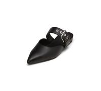 Sabot MARC O'POLO "aus edlem Rindleder", Damen, Gr. 37, schwarz, Obermaterial: 100% Leder (Rind), Schuhe Sabot (51406241-37) schwarz