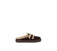 Sabot MARC O'POLO "aus geöltem Veloursleder", Damen, Gr. 42, braun (burnt coffee), unifarben, Schuhe Sabot (83754412-42) burnt coffee