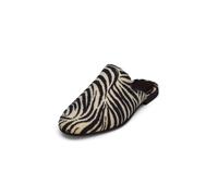 Sabot MARC O'POLO "in Zebrafell-Optik", Damen, Gr. 41, schwarz, Obermaterial: 100% Leder (Rind), unifarben, Schuhe Sabot (27876513-41) schwarz