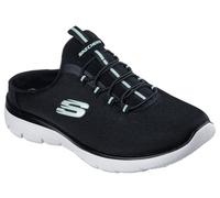 Sabot SKECHERS "SUMMITS-SIMPLY SWEET", Damen, Gr. 42, schwarz, Textil, Schuhe Sabot, Freizeitschuh, Sommerschuh, Hausschuh mit weicher Innensohle (15716303-42) schwarz