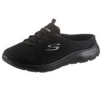 Sabot SKECHERS "SUMMITS SWIFT STEP", Damen, Gr. 38, schwarz, Textil, Schuhe Sabot, Sommerschuh, Schlappen, Schlupfschuh in veganer Verarbeitung, Topseller (29890450-38) schwarz