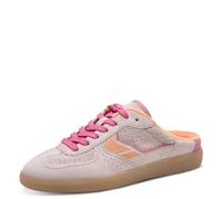 Sabot TAMARIS, Damen, Gr. 37, Textil, rosa (rose, kombiniert), Textil, Ziegenveloursleder, Schuhe Sabot, Freizeitschuh, Schnürer, Schlupfschuh, Logo-Aufnäher an der Schuhzunge (40900564-37) rose, komb