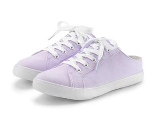 Sabot VIVANCE "Sneaker, Clog, Slip-On-Sneaker", Damen, Gr. 36, lila (flieder), Obermaterial: 100% Textilmaterial. Decksohle: 100% Textilmaterial. Futter: 100% Textilmaterial. Laufsohle: 100% Synthetik