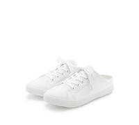 Sabot VIVANCE "Sneaker, Clog, Slip-On-Sneaker", Damen, Gr. 38, weiß, Obermaterial: 100% Textilmaterial. Decksohle: 100% Textilmaterial. Futter: 100% Textilmaterial. Laufsohle: 100% Synthetik, unifarbe
