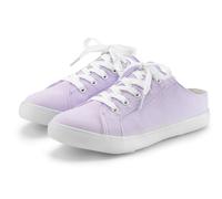 Sabot VIVANCE "Sneaker, Clog, Slip-On-Sneaker", Damen, Gr. 40, lila (flieder), Obermaterial: 100% Textilmaterial. Decksohle: 100% Textilmaterial. Futter: 100% Textilmaterial. Laufsohle: 100% Synthetik