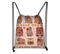 Sac À Dos Capybara Pour L'École | Cartable Imperméable - De Voyages,Pourr Les Femmes Hommes Le Gym La Plage L'Entraînement Voyage Randonnée Natation