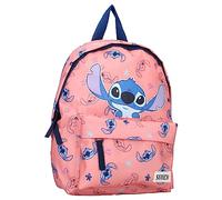 VadoBag Rucksack Made for Fun – Disney Lilo & Stitch, Mädchen, lachsrosa, 31 x 22 x 9 cm