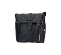 Umhängetasche RIEKER, Damen, Gr. B/H/T: 21cm x 34cm x 10cm, blau (dunkelblau), Lederimitat, unifarben, Taschen, Damen-Handtasche, Schultertasche, Überschlag mit Schnallenverschluss (82677055-0) dunkel